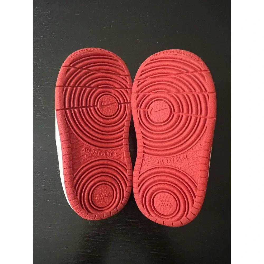 Nike Court Borough Low Recraft TD Toddler Shoes Size 5C Red Black‎ BQ5453-007